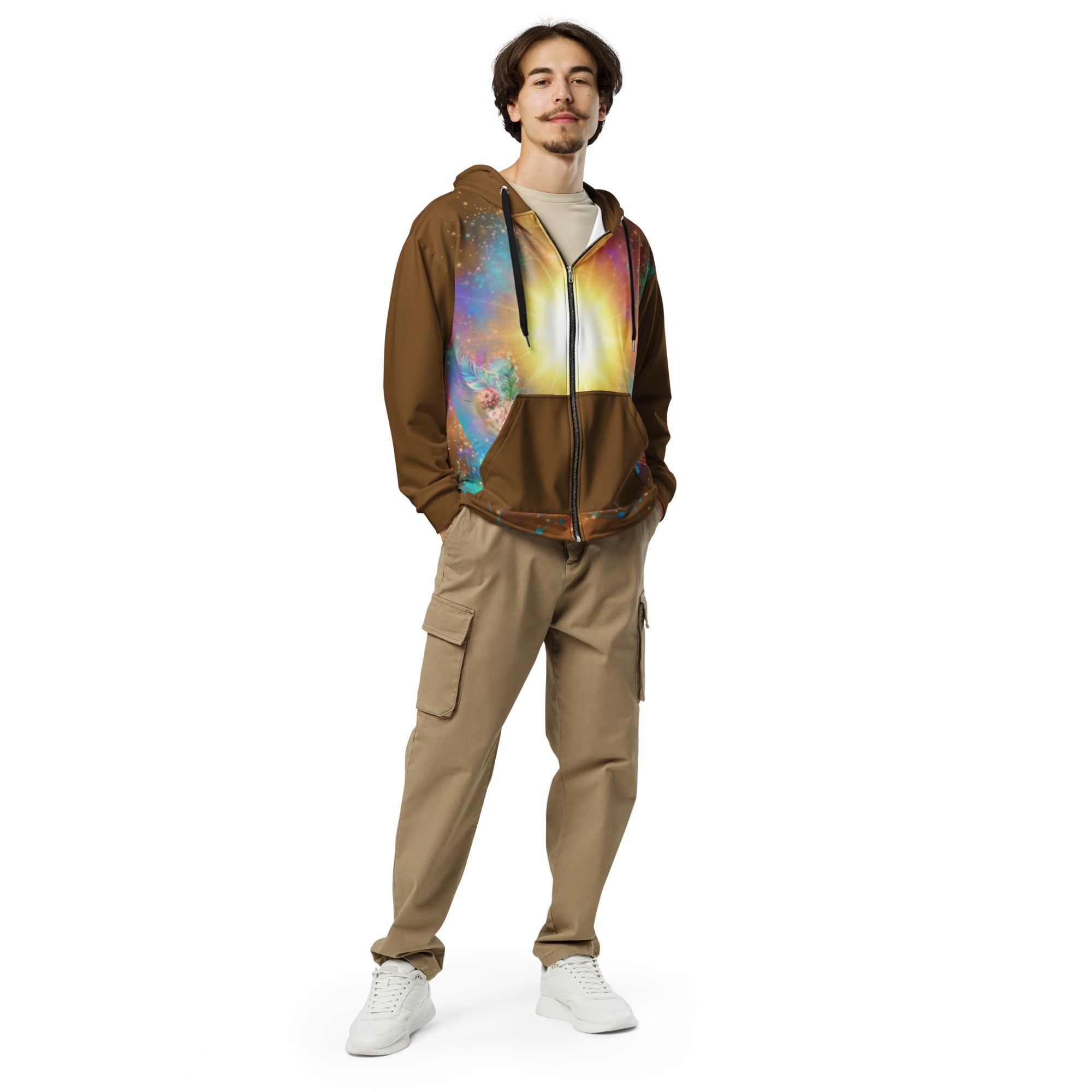 Bagheera´s Zauber - Eco Unisex Zip-Hoodie braun - Divine DeSein