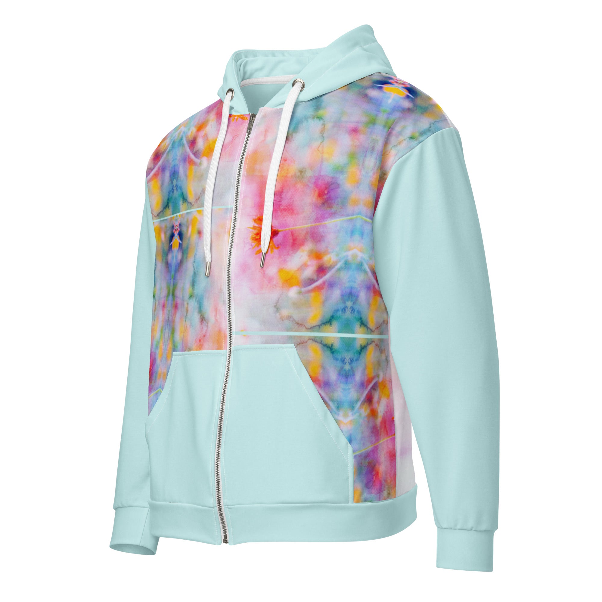 Aquarell Unisex Eco Zip-Hoodie - Divine DeSein
