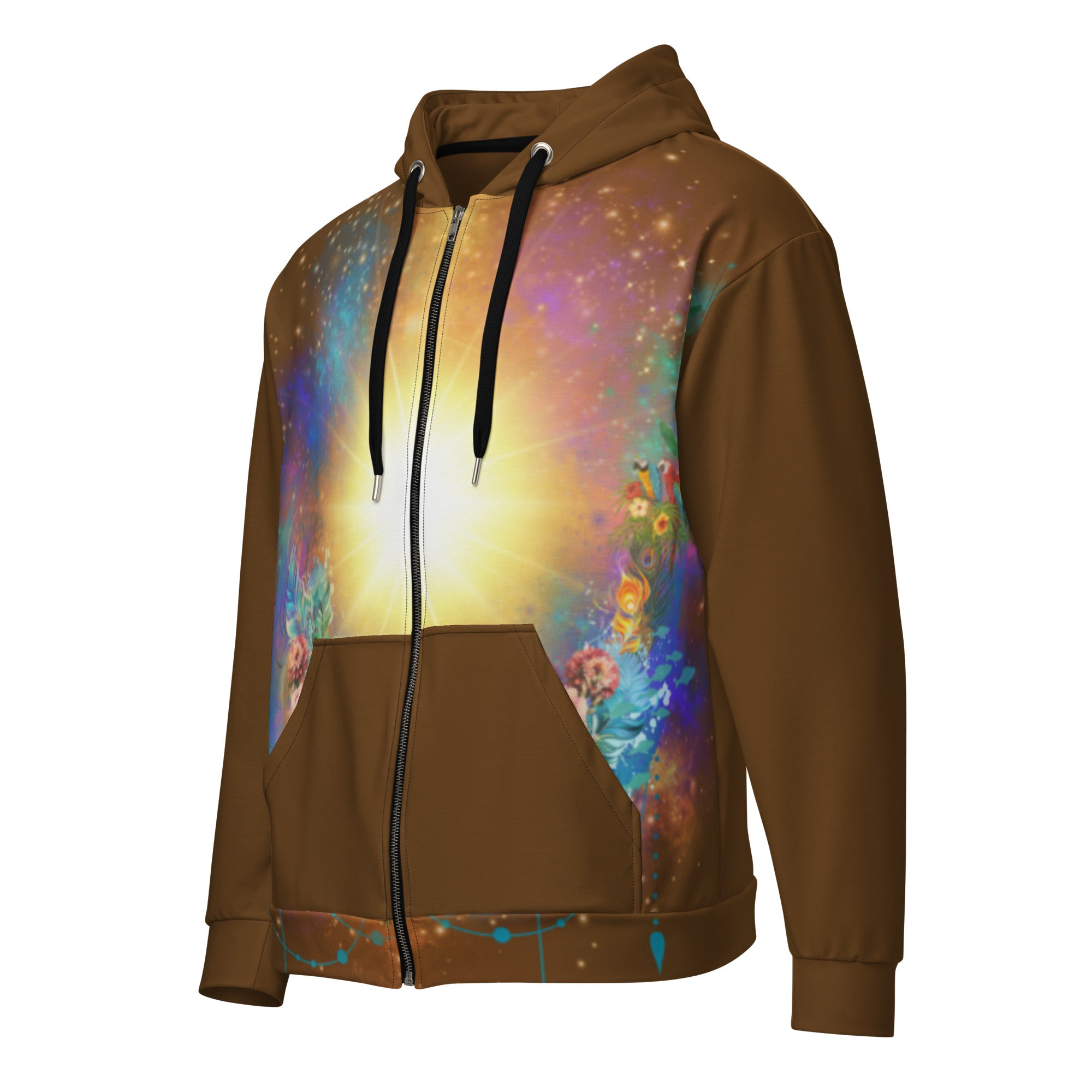 Bagheera´s Zauber - Eco Unisex Zip-Hoodie braun - Divine DeSein