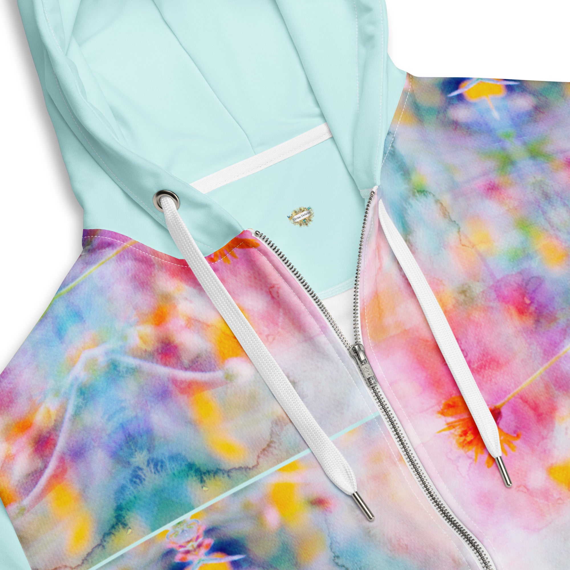 Aquarell Unisex Eco Zip-Hoodie - Divine DeSein