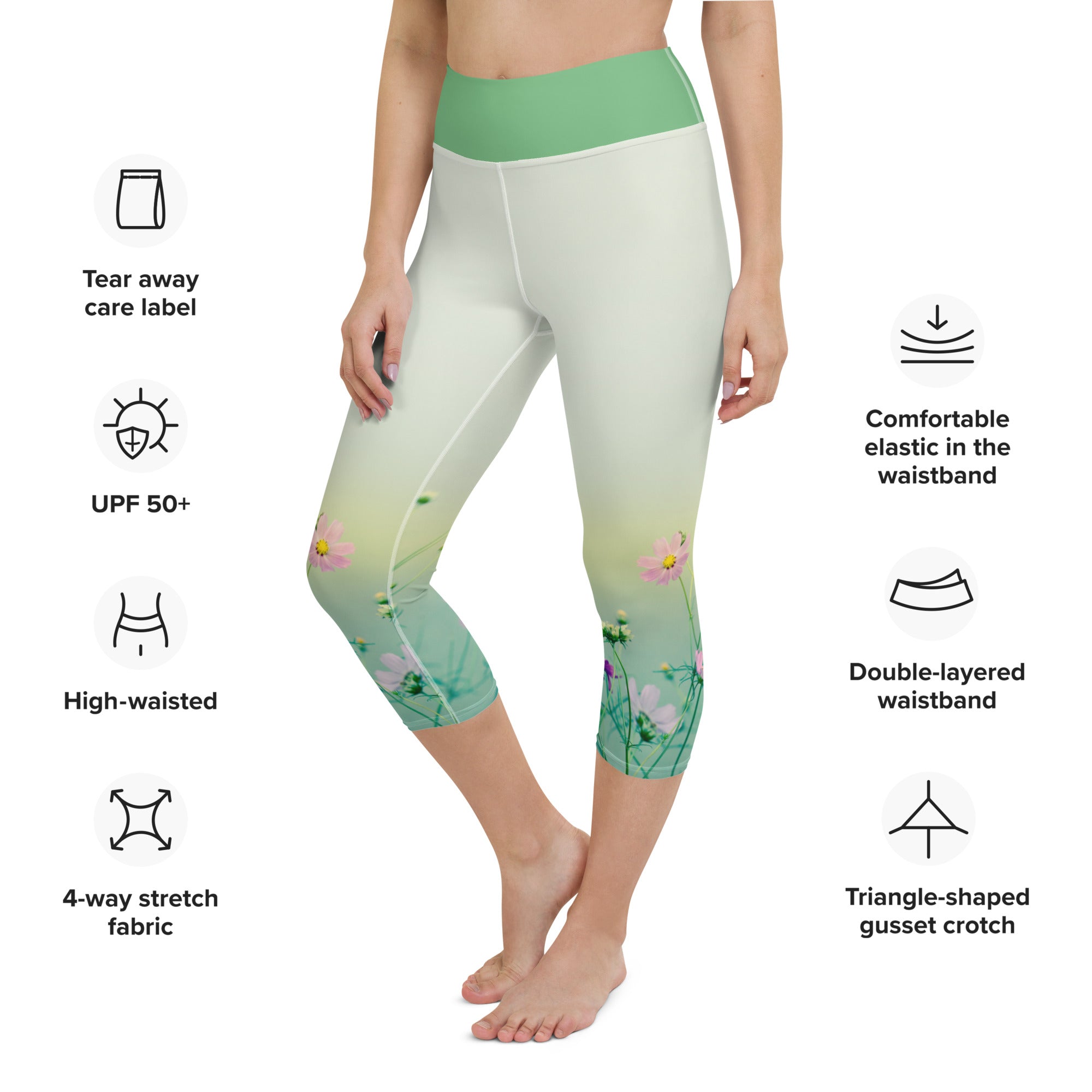 Freizeit Capri Leggings - Sommerhauch - Divine DeSein