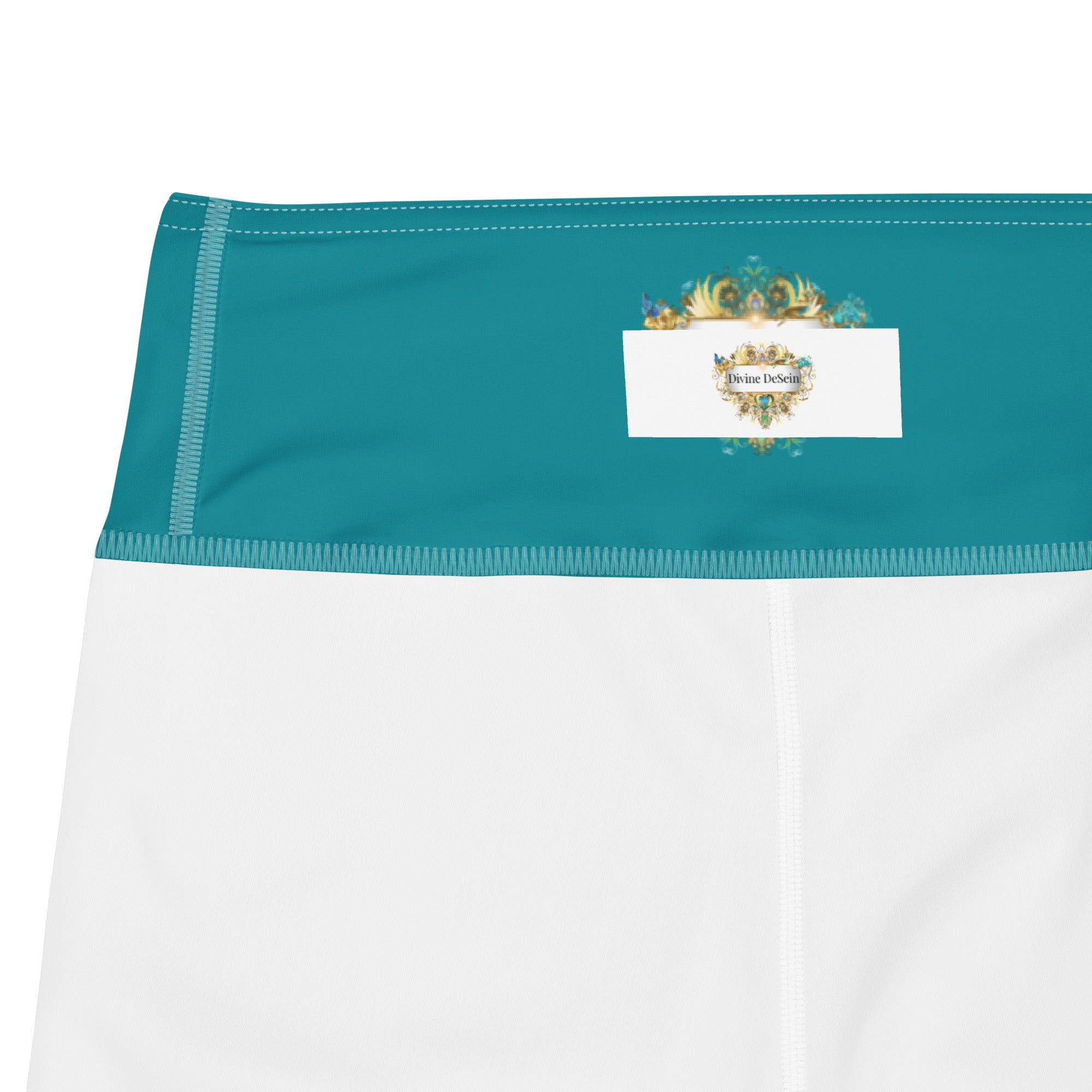 Bunte Leoparden Leggings - Bagheera´s Zauber -Ostblau - Divine DeSein