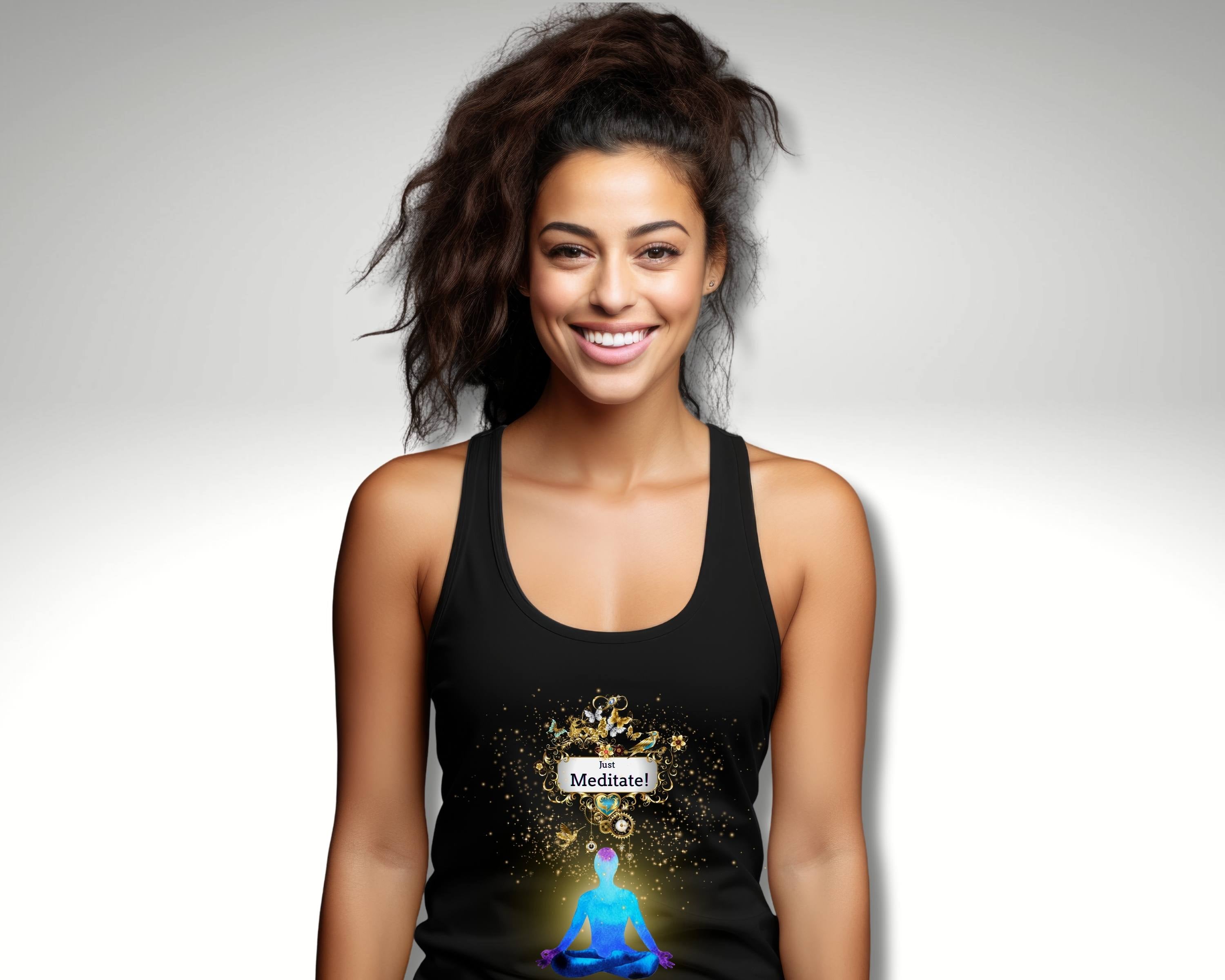 Damentop "Meditation" Tank Top aus Bio-Baumwolle - Divine DeSein