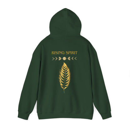 Rising Spirit - Kuscheliger Statement Hoodie für Männer - Divine DeSein
