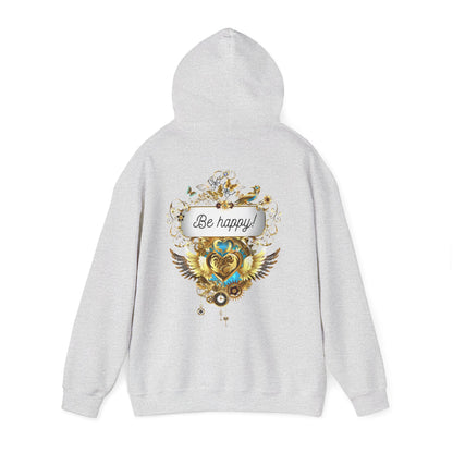 Be Happy - Kuscheliger Statement Hoodie