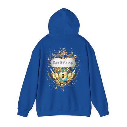 Love is the way - Kuscheliger Statement Hoodie