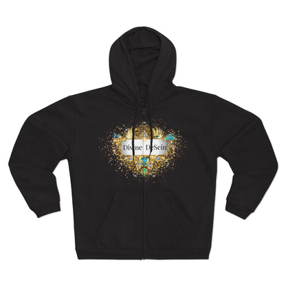 Space Energy Zip Hoodie with Universal Statement