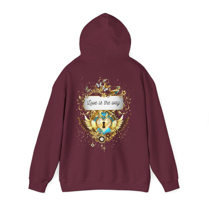Love is the way - Kuscheliger Statement Hoodie
