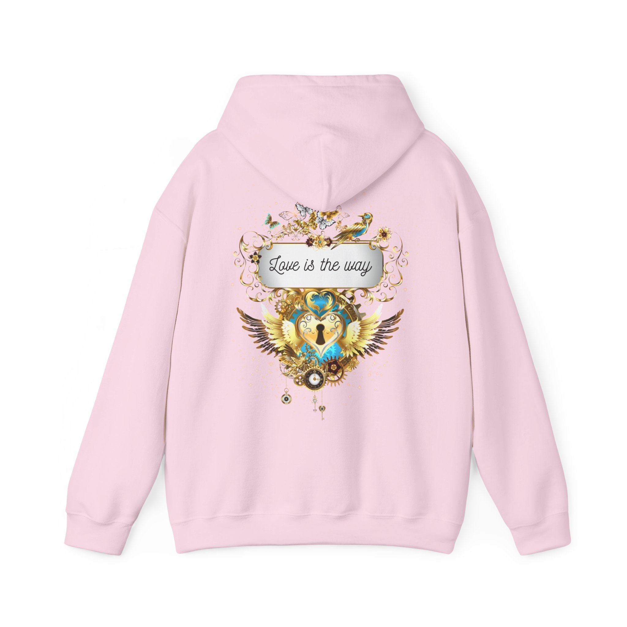 Love is the way - Kuscheliger Statement Hoodie