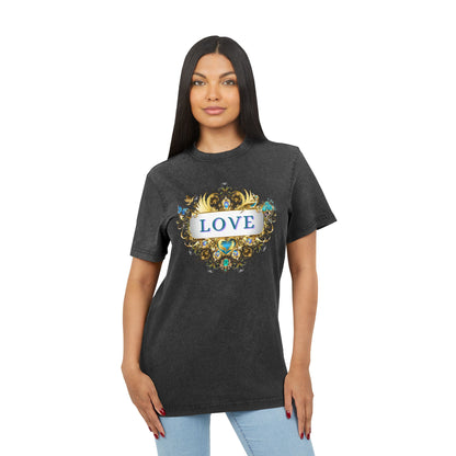 Acid Washed Love T-Shirt - oversized - Divine DeSein