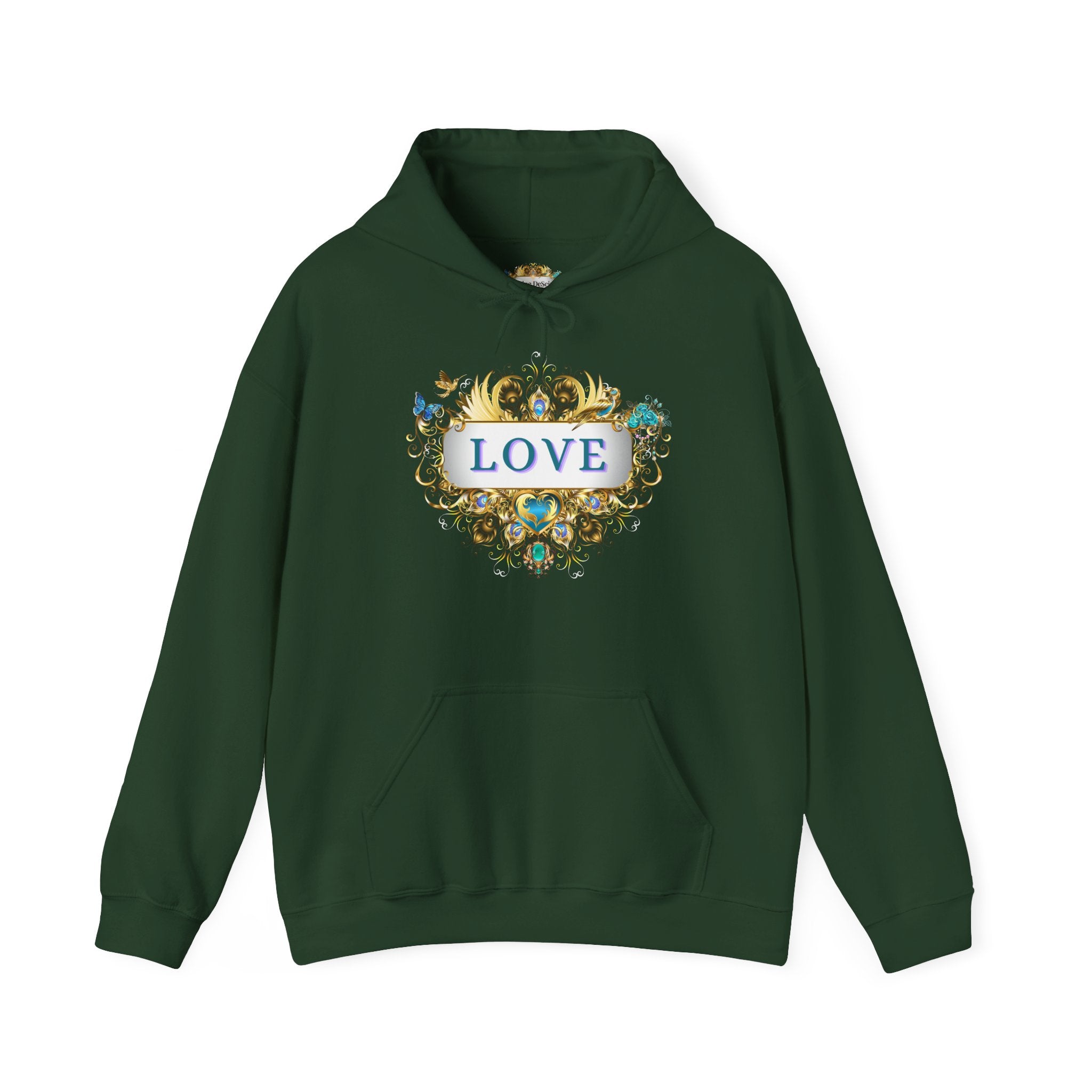LOVE - Kuscheliger Statement Hoodie für Männer - Divine DeSein