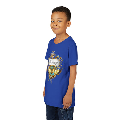 Kindershirt 'Be Happy' Design