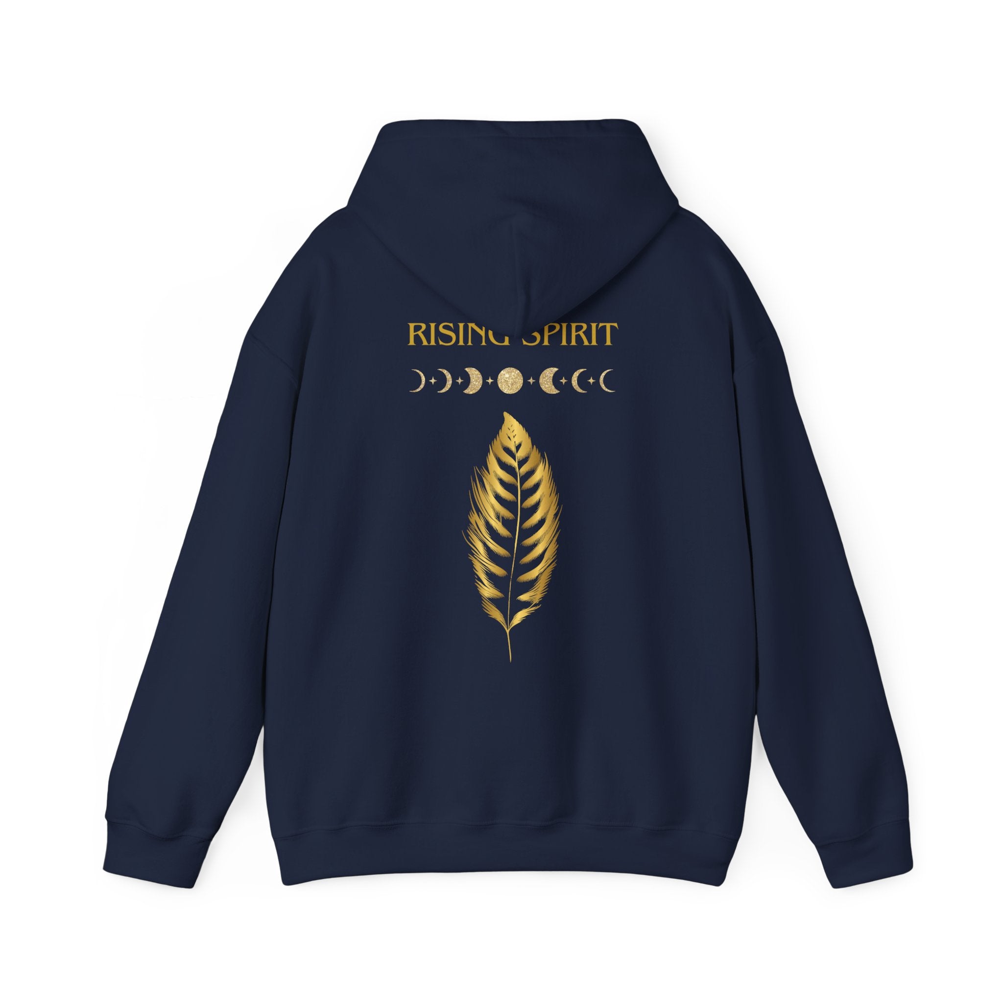 Rising Spirit - Kuscheliger Statement Hoodie für Männer - Divine DeSein