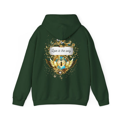 Love is the way - Kuscheliger Statement Hoodie