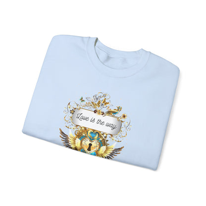 Love is the way - Spirituelles Wohlfühl Sweatshirt