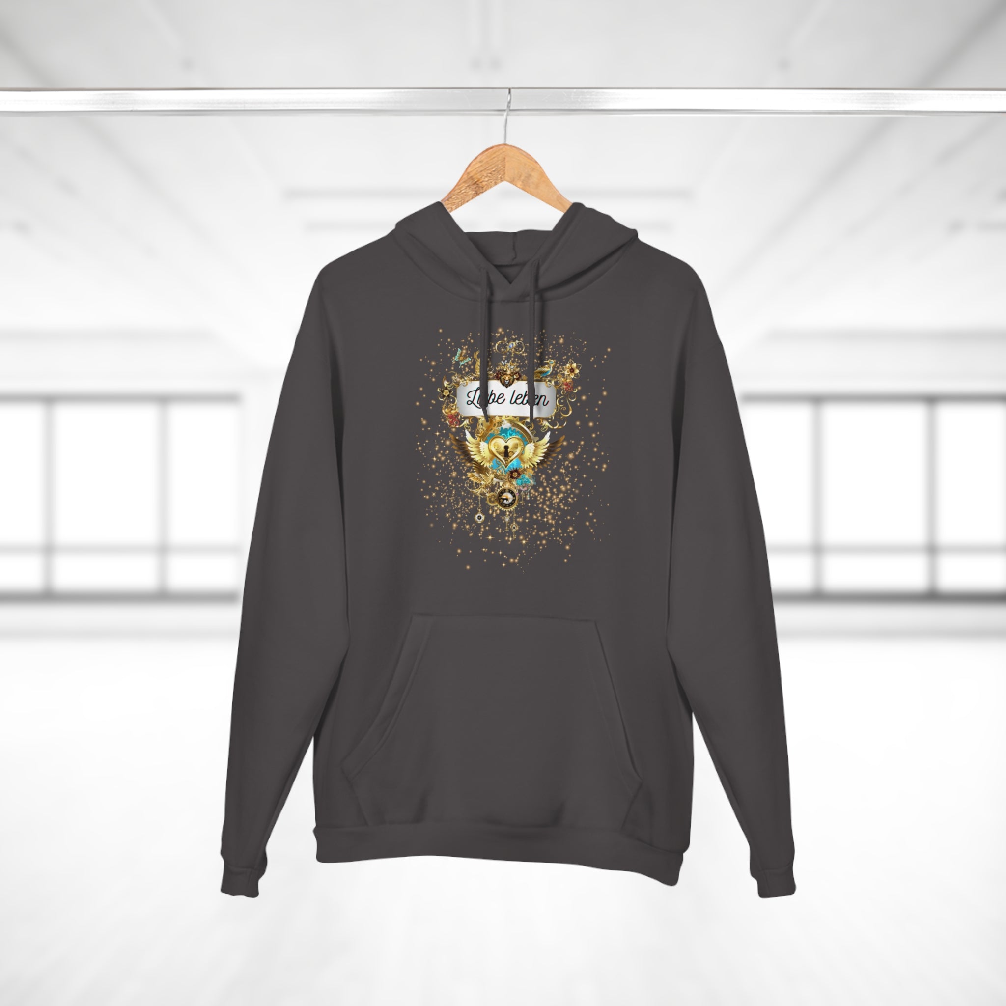 Liebe Leben Kapuzenpulli - Divine DeSein