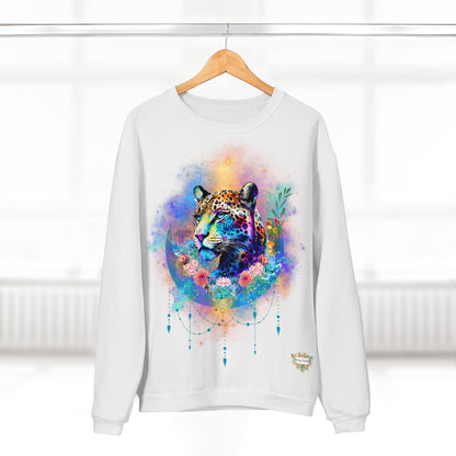 Bagheera´s Zauber Unisex Sweatshirt mit Designer-Leopardenprint