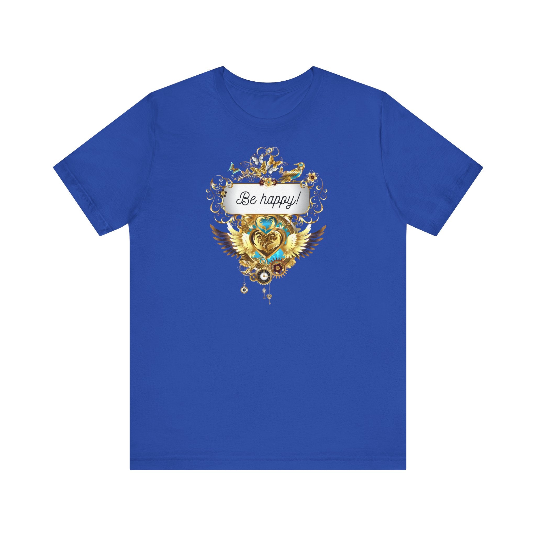 Be Happy - Spirituelles Damen T-Shirt - Divine DeSein