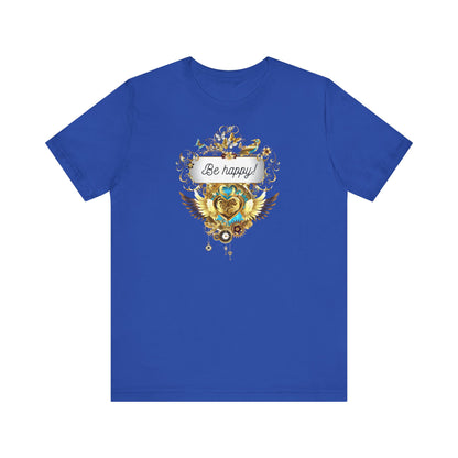 Be Happy - Spirituelles Damen T-Shirt - Divine DeSein