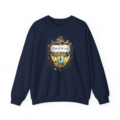 Love is the way - Spirituelles Wohlfühl Sweatshirt
