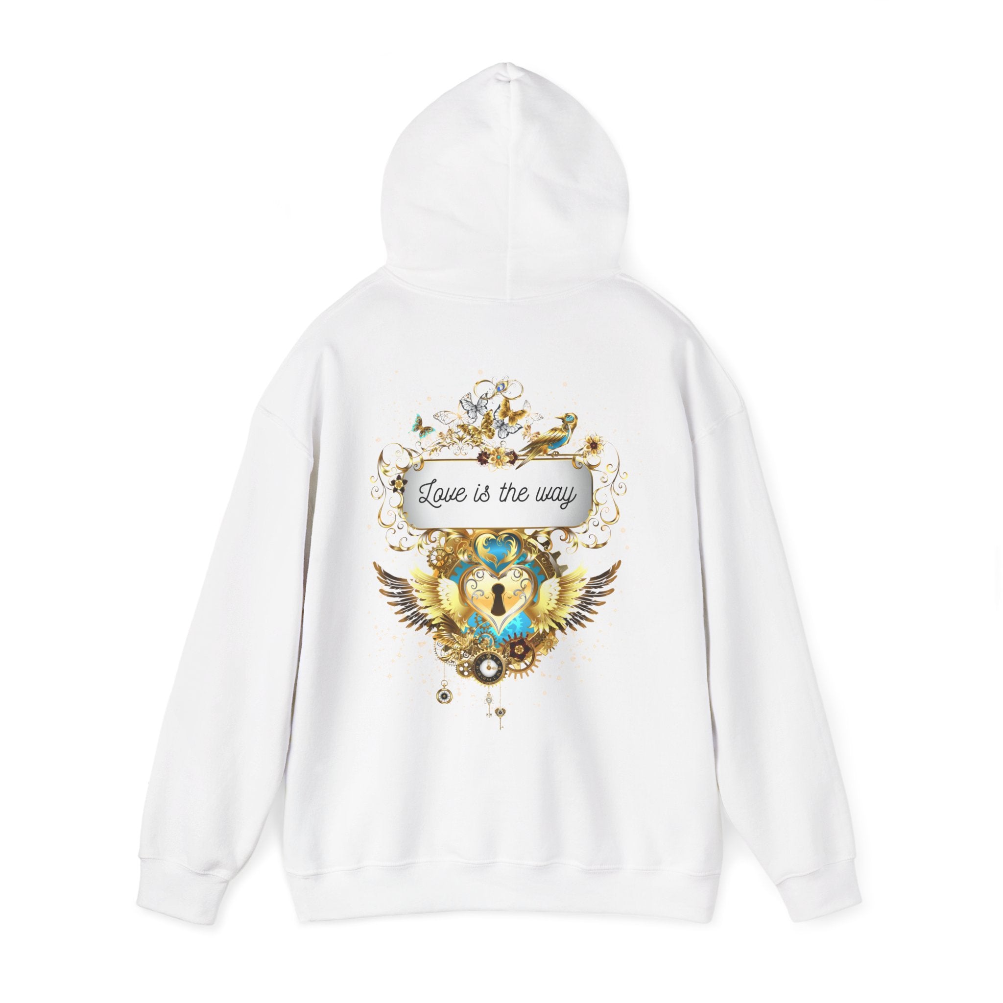 Love is the way - Kuscheliger Statement Hoodie