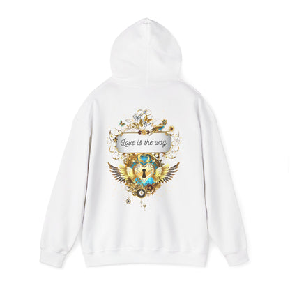 Love is the way - Kuscheliger Statement Hoodie
