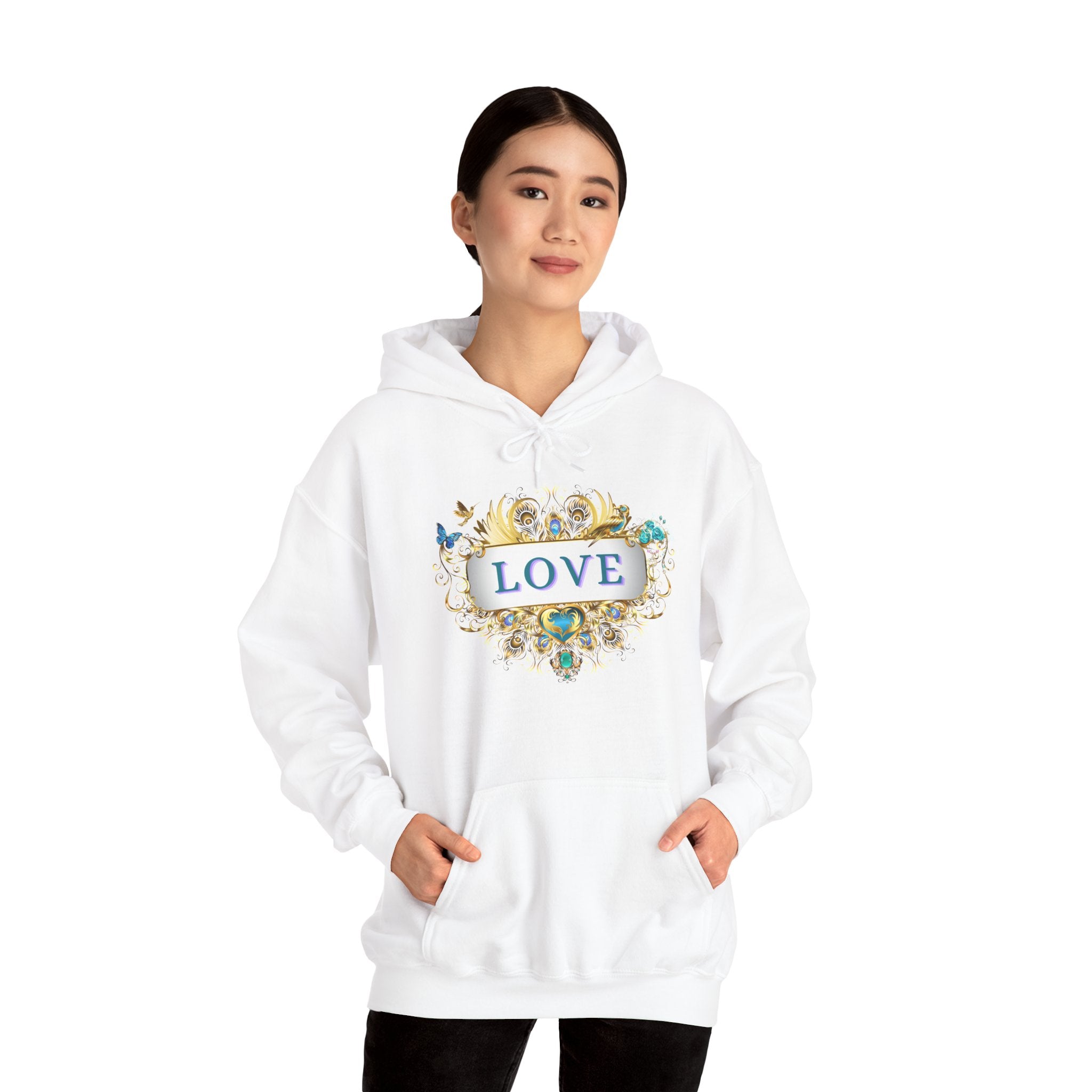 LOVE - Kuscheliger Statement Hoodie