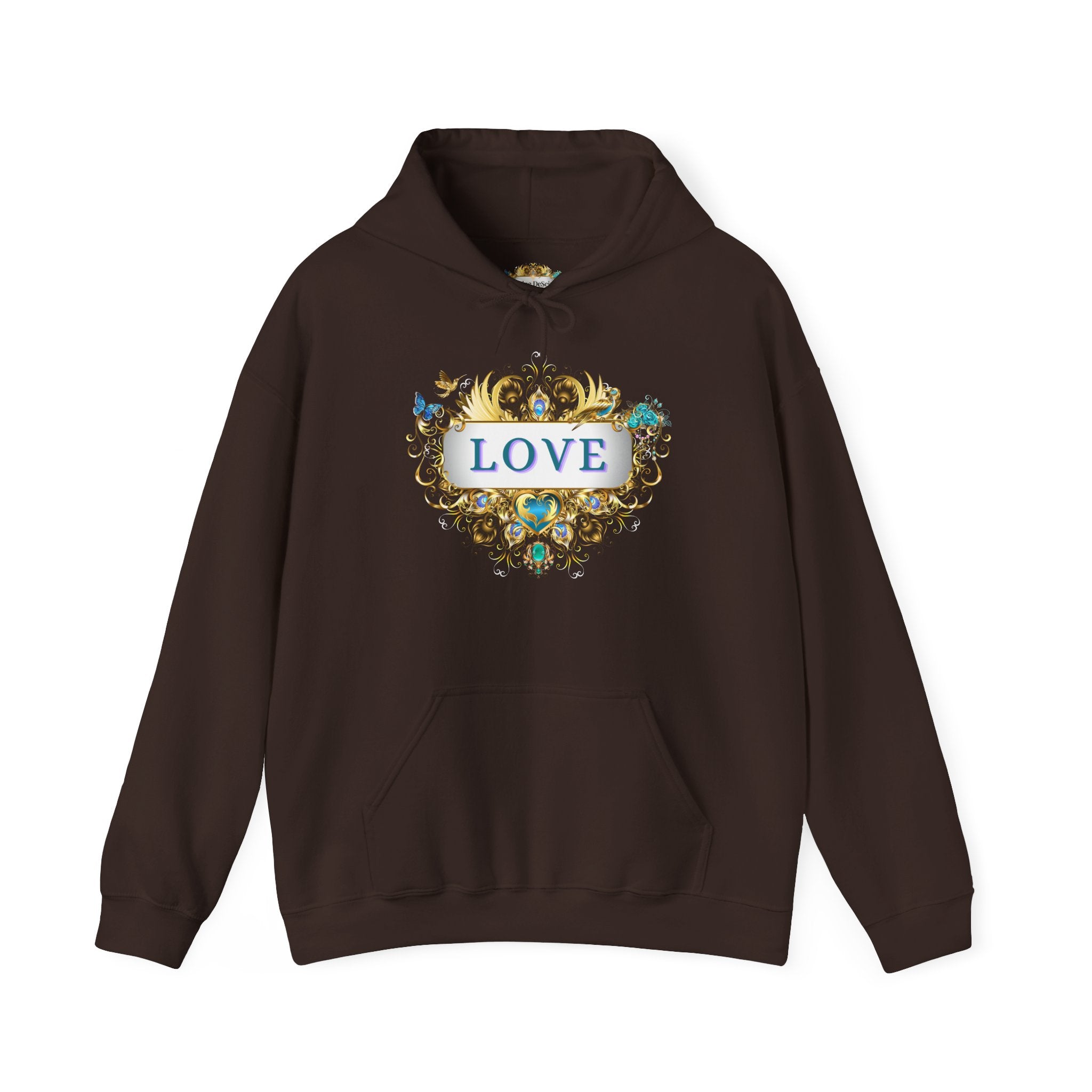 LOVE - Kuscheliger Statement Hoodie für Männer - Divine DeSein