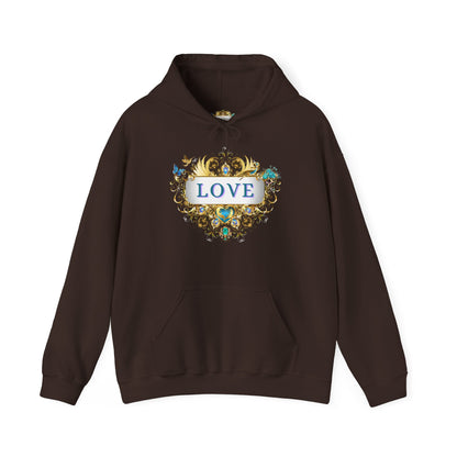 LOVE - Kuscheliger Statement Hoodie für Männer - Divine DeSein