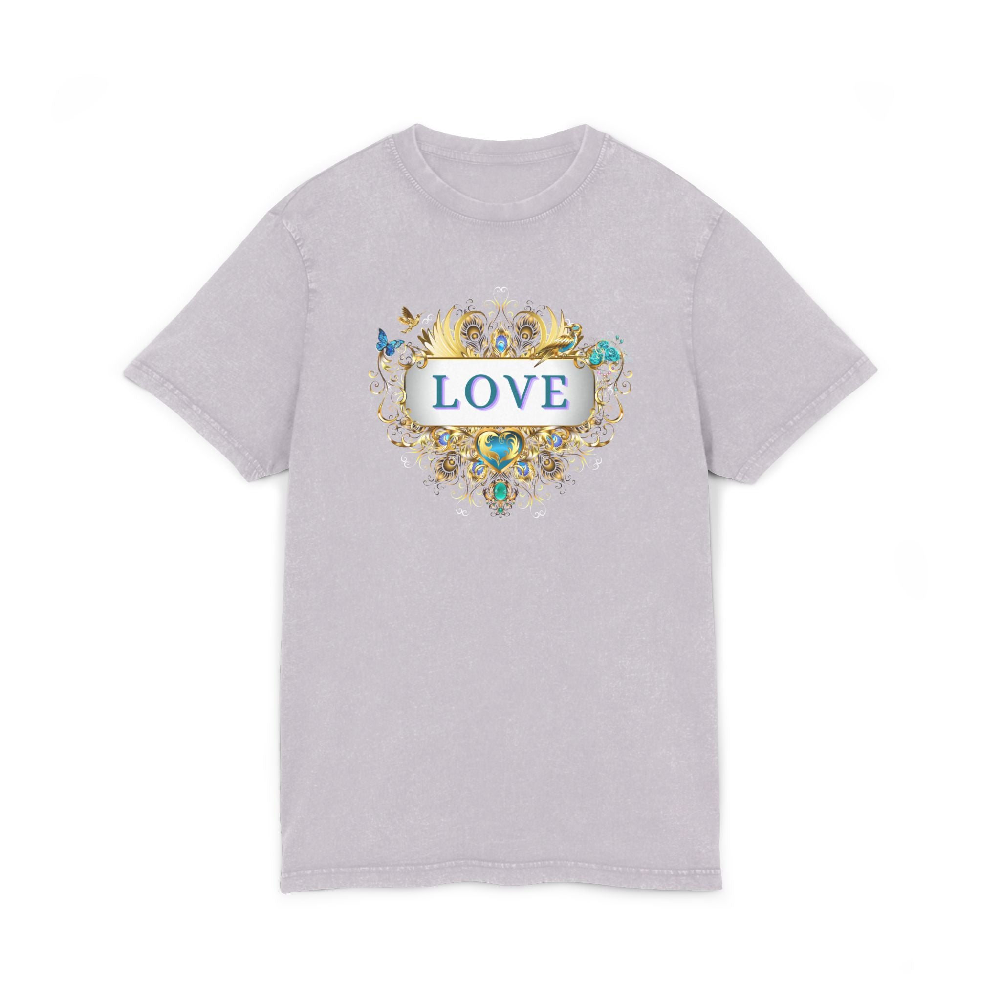 Acid Washed Love T-Shirt - oversized - Divine DeSein