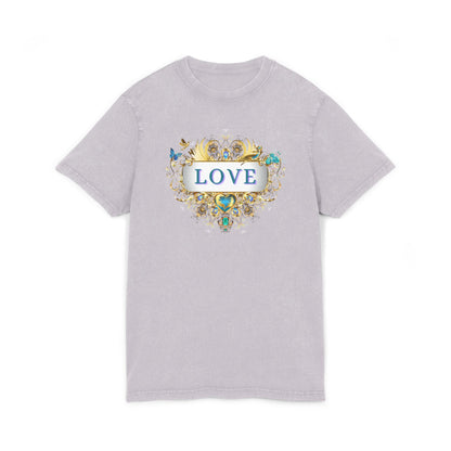 Acid Washed Love T-Shirt - oversized - Divine DeSein