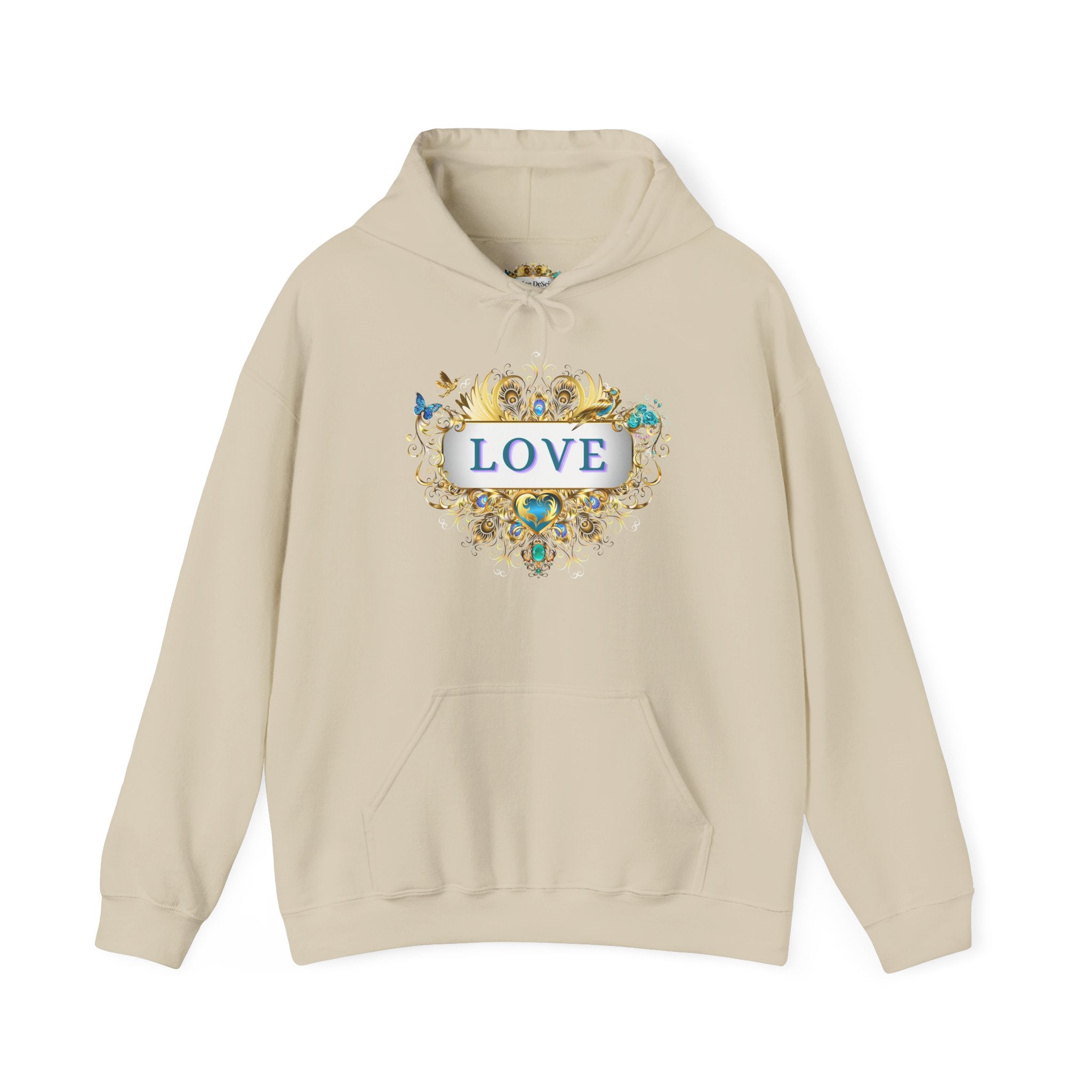 LOVE - Kuscheliger Statement Hoodie für Männer - Divine DeSein