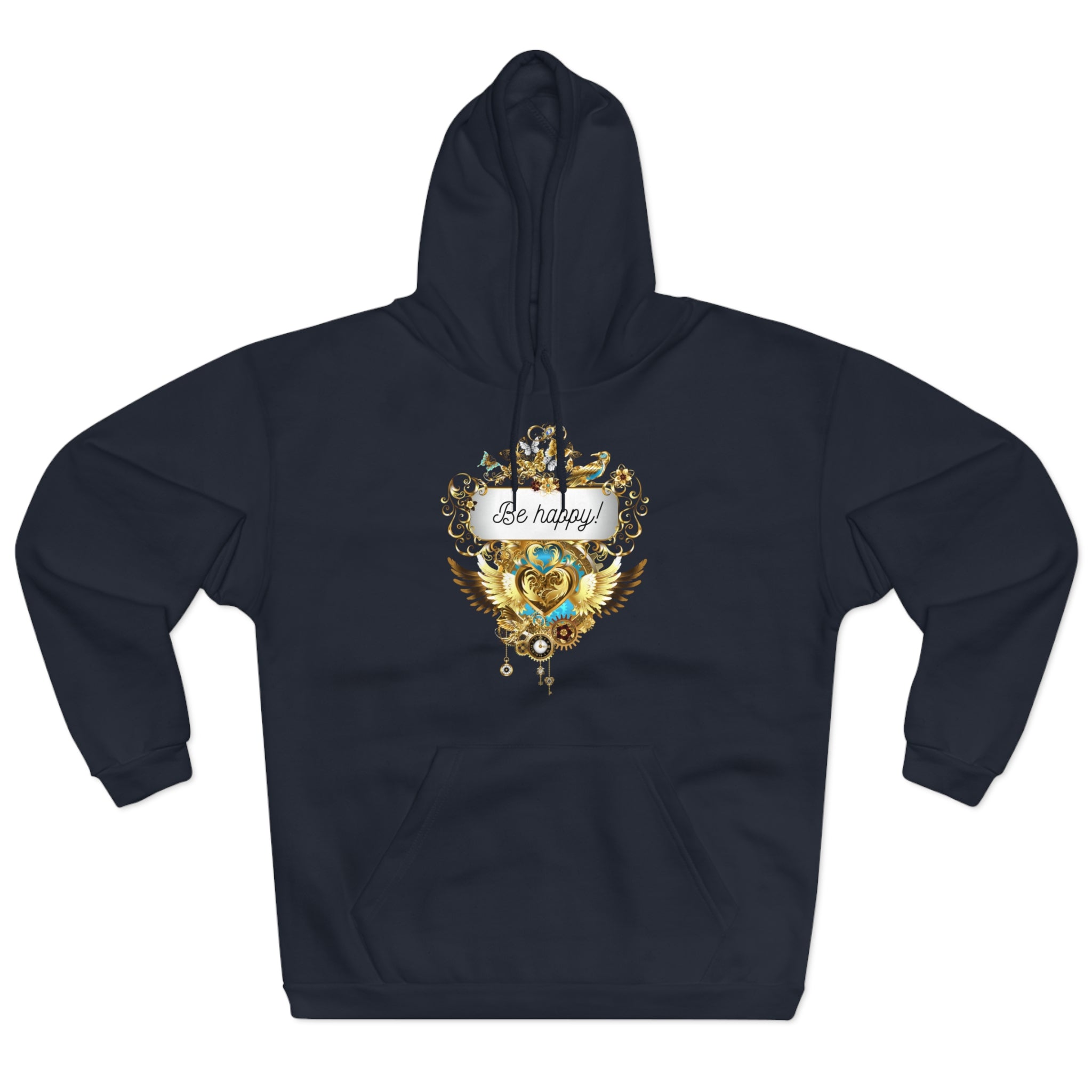 Be Happy kuscheliger Kapuzen Pullover Hoodie