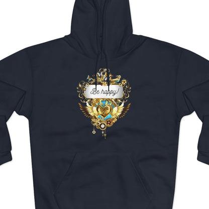 Be Happy kuscheliger Kapuzen Pullover Hoodie - Divine DeSein