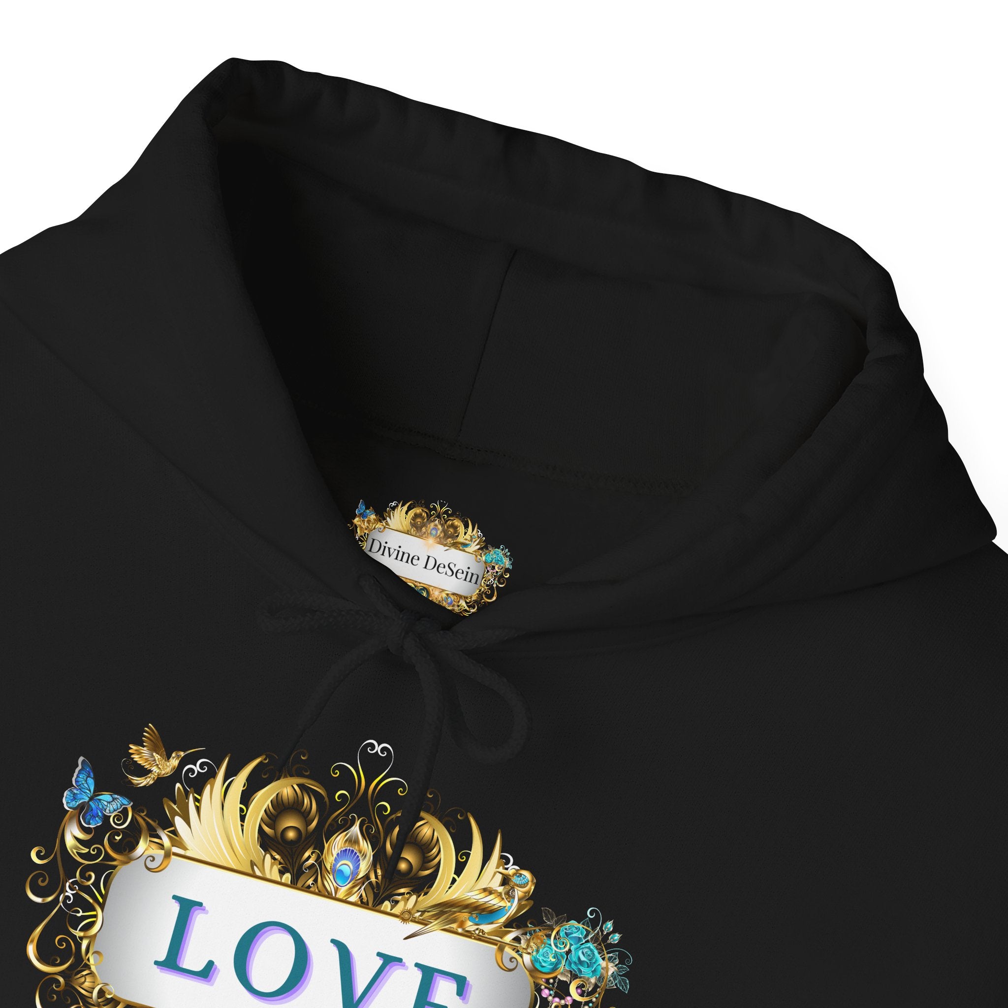 LOVE - Kuscheliger Statement Hoodie - Divine DeSein