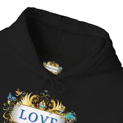 LOVE - Kuscheliger Statement Hoodie - Divine DeSein