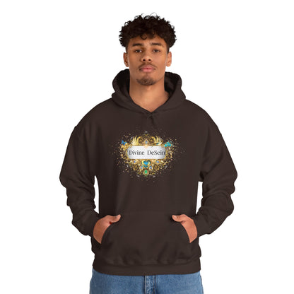 Be Happy - Kuscheliger Statement Hoodie für Männer - Divine DeSein