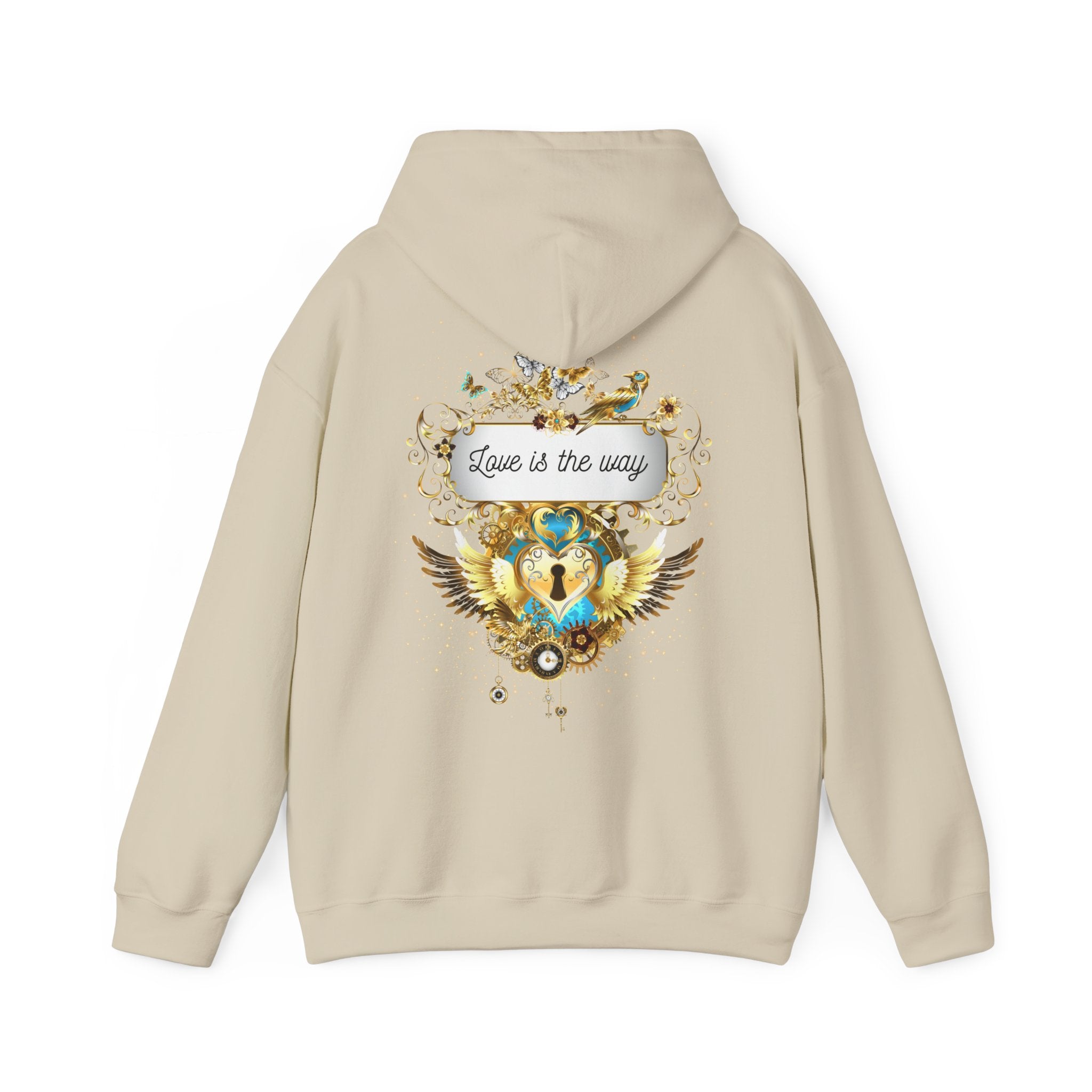 Love is the way - Kuscheliger Statement Hoodie