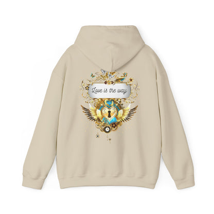 Love is the way - Kuscheliger Statement Hoodie