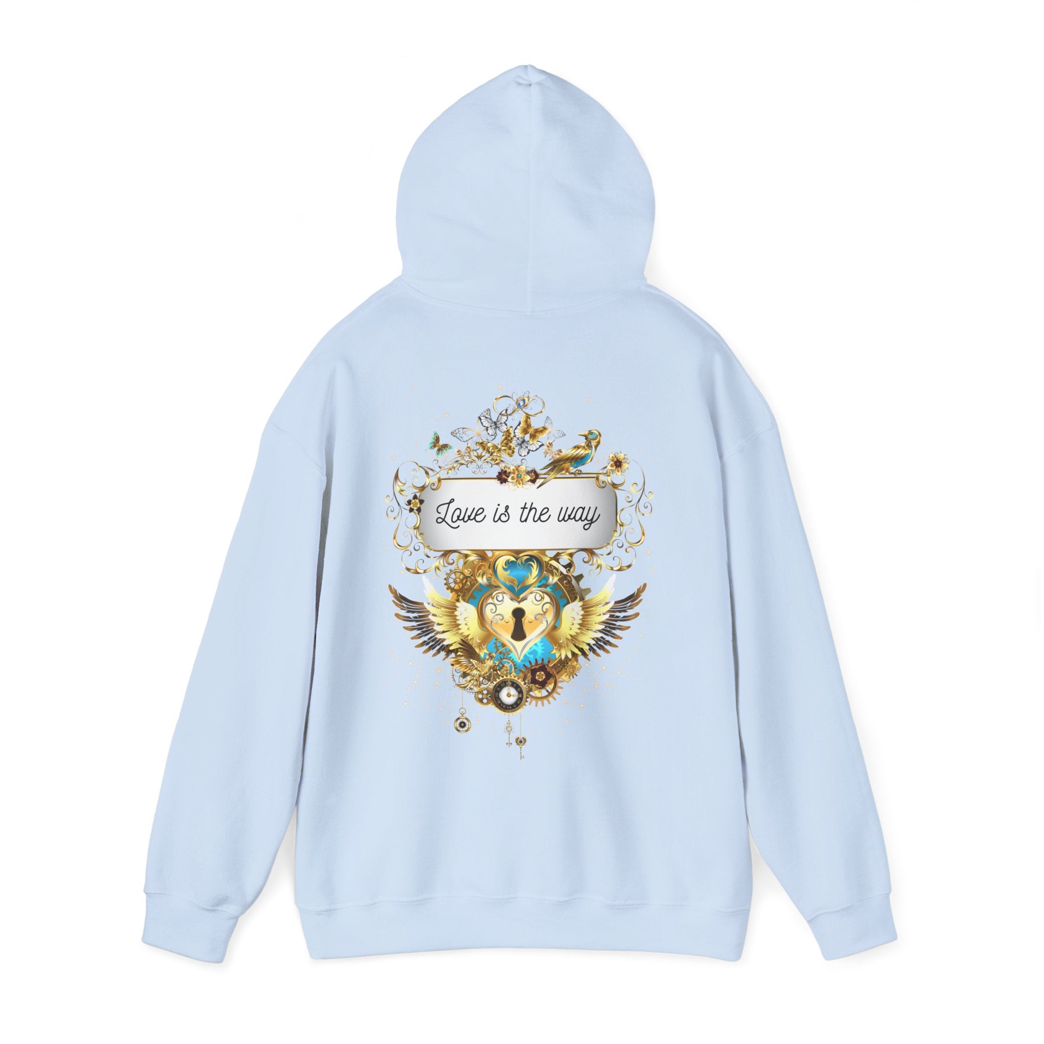 Love is the way - Kuscheliger Statement Hoodie