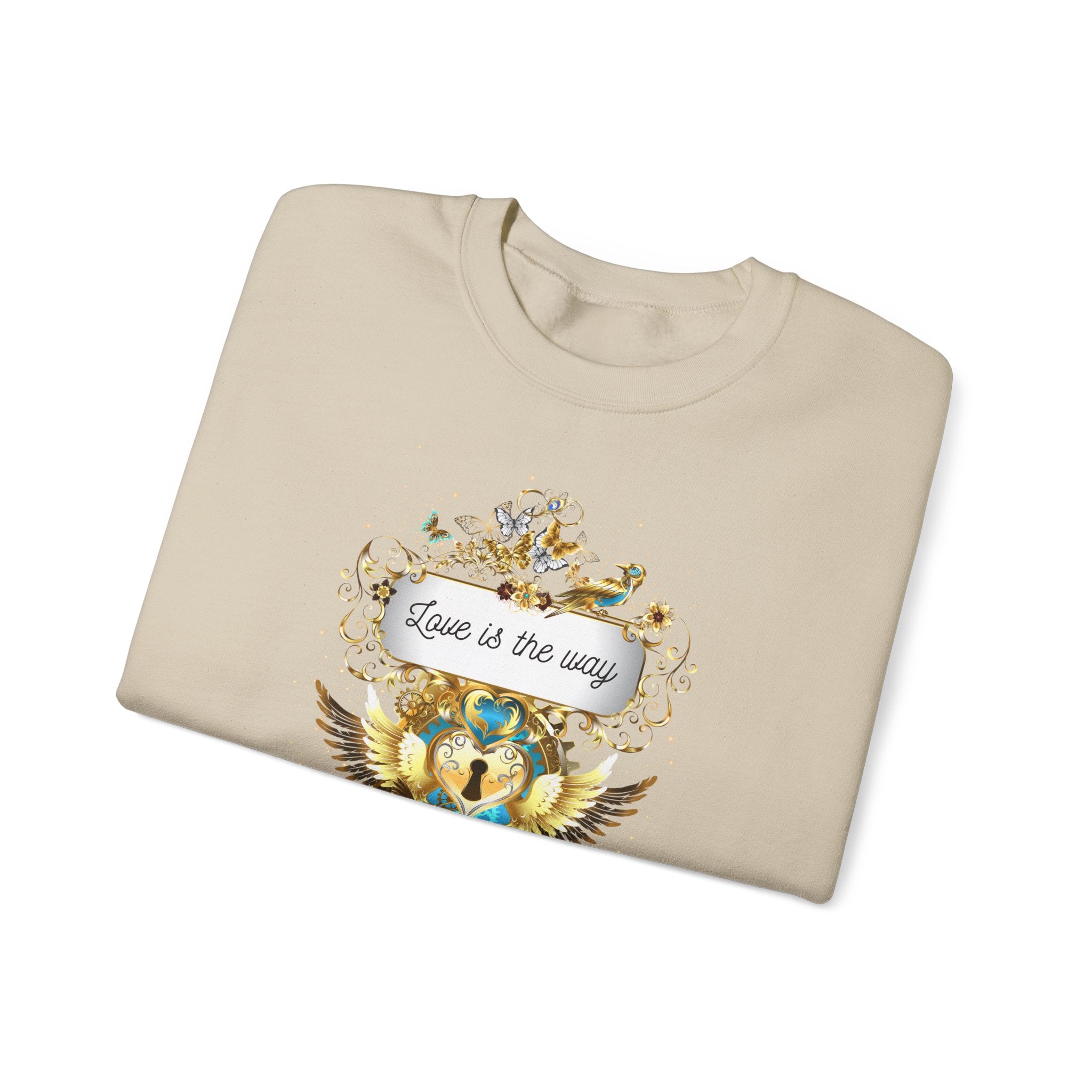 Love is the way - Spirituelles Wohlfühl Sweatshirt