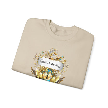 Love is the way - Spirituelles Wohlfühl Sweatshirt
