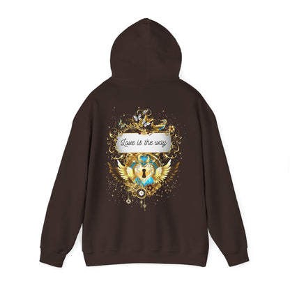 Love is the way - Kuscheliger Statement Hoodie