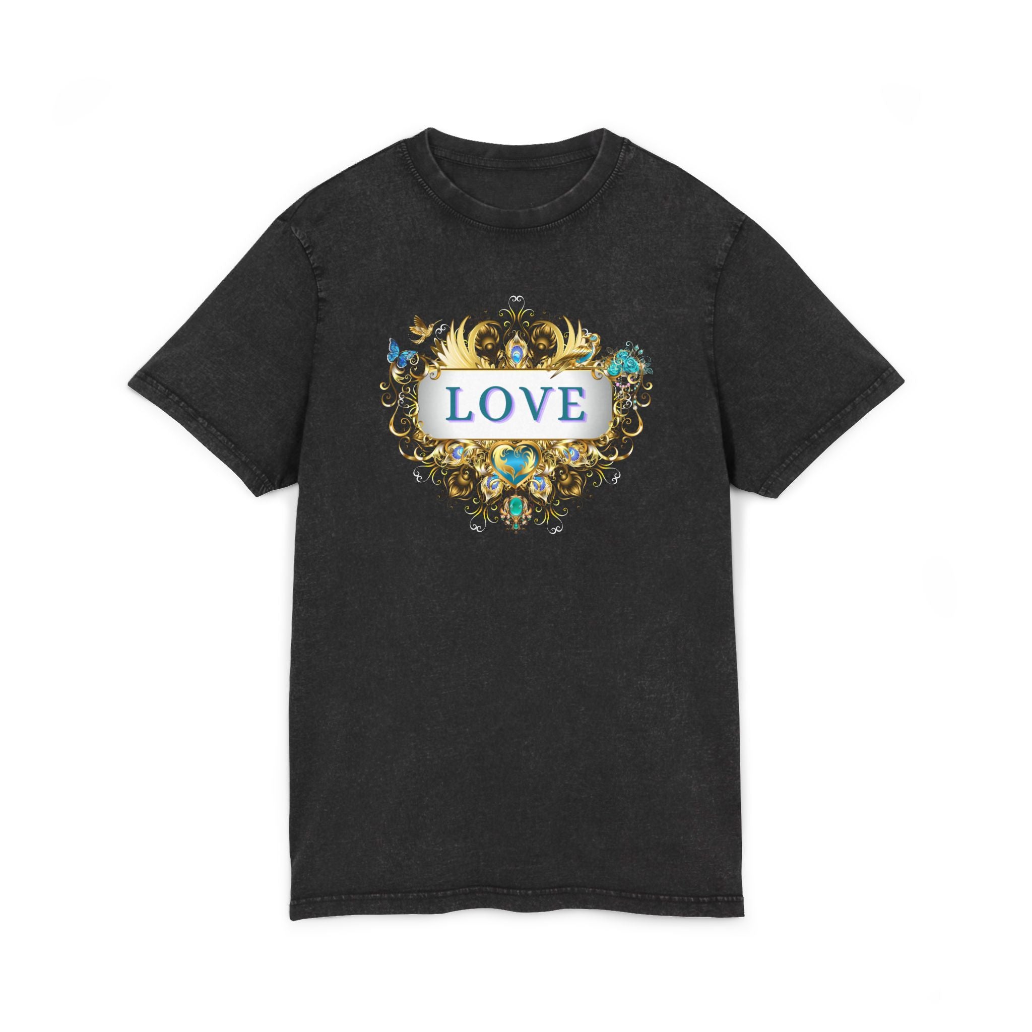 Acid Washed Love T-Shirt - oversized - Divine DeSein