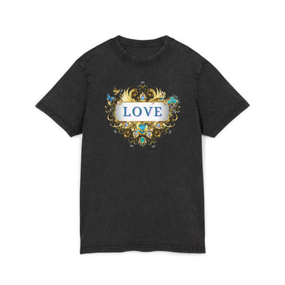 Acid Washed Love T-Shirt - oversized - Divine DeSein