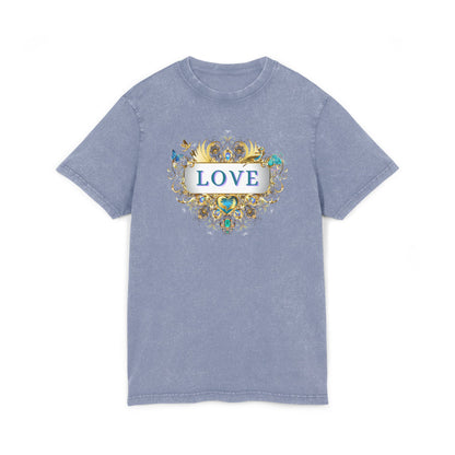 Acid Washed Love T-Shirt - oversized - Divine DeSein