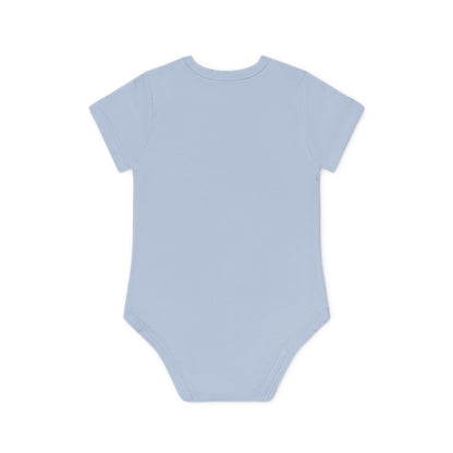 Baby-Bodysuit - "Be Happy!" aus Bio-Baumwolle