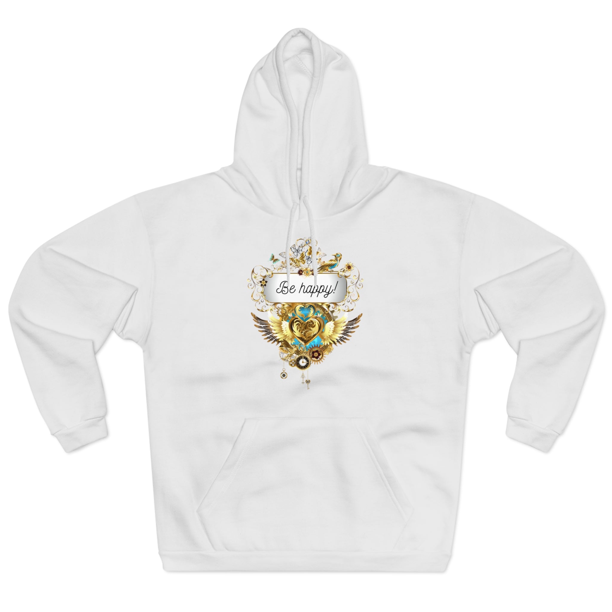 Be Happy kuscheliger Kapuzen Pullover Hoodie - Divine DeSein