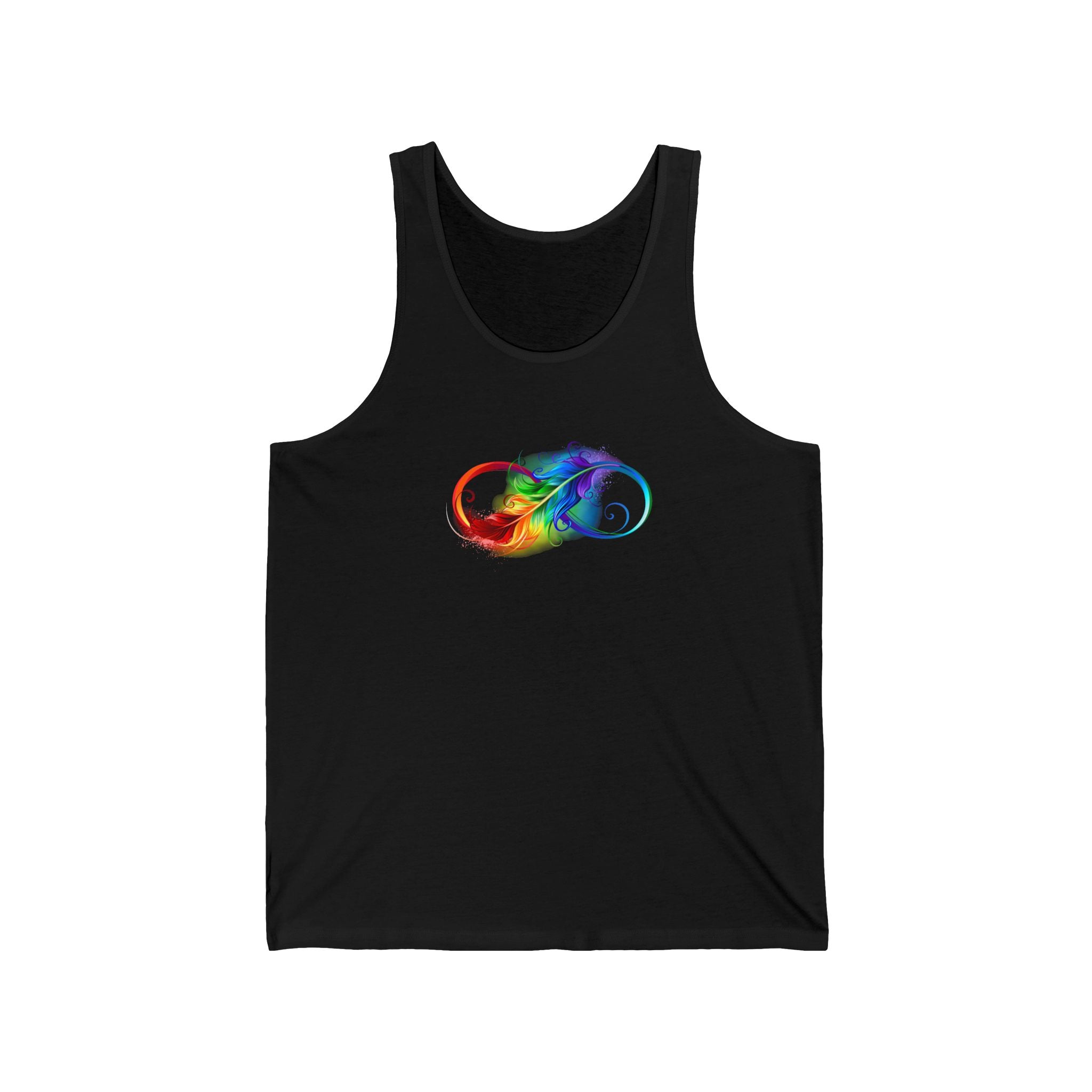 Regenbogen InfinityTank Top aus Bio-Baumwolle - Divine DeSein