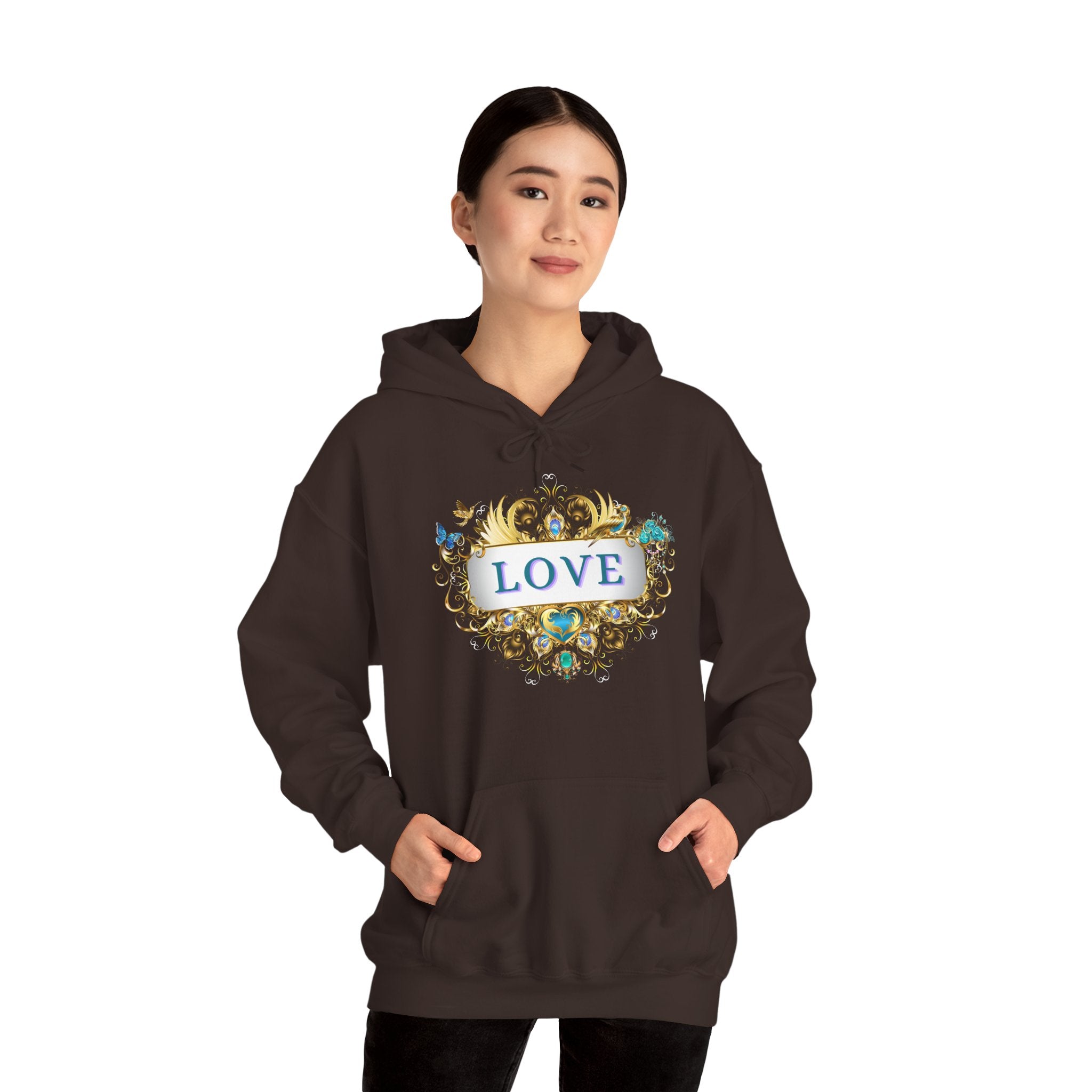 LOVE - Kuscheliger Statement Hoodie